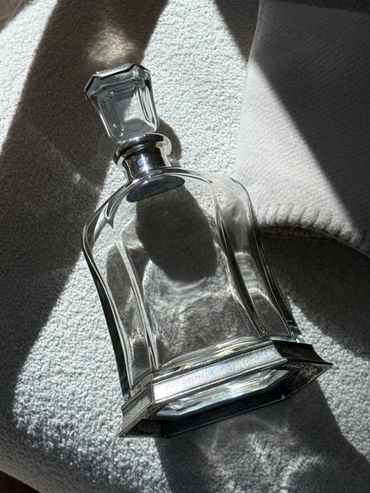 Italian Pewter and Glass Decanter | Collectors Gene
