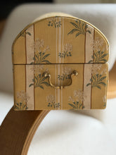 Italian Silk Brocade Domed Top Jewelry Box for Saks Fifth Avenue | Collectors Gene