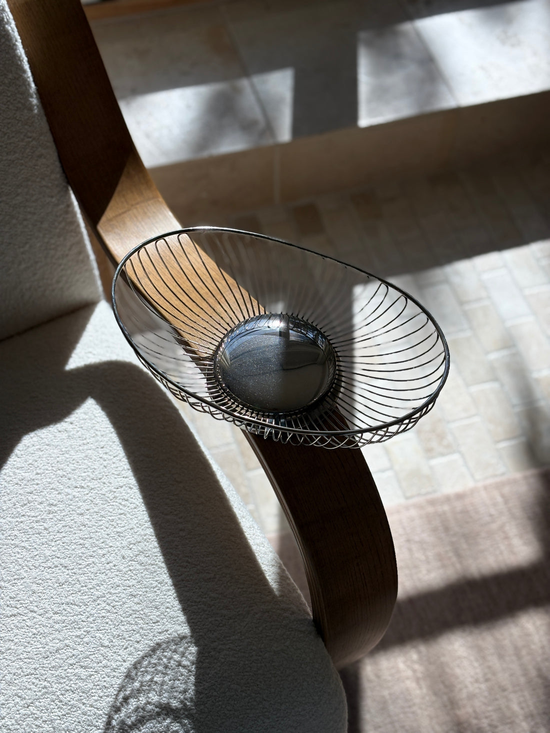 Italian Style Silver-Plated Wire Basket | Collectors Gene