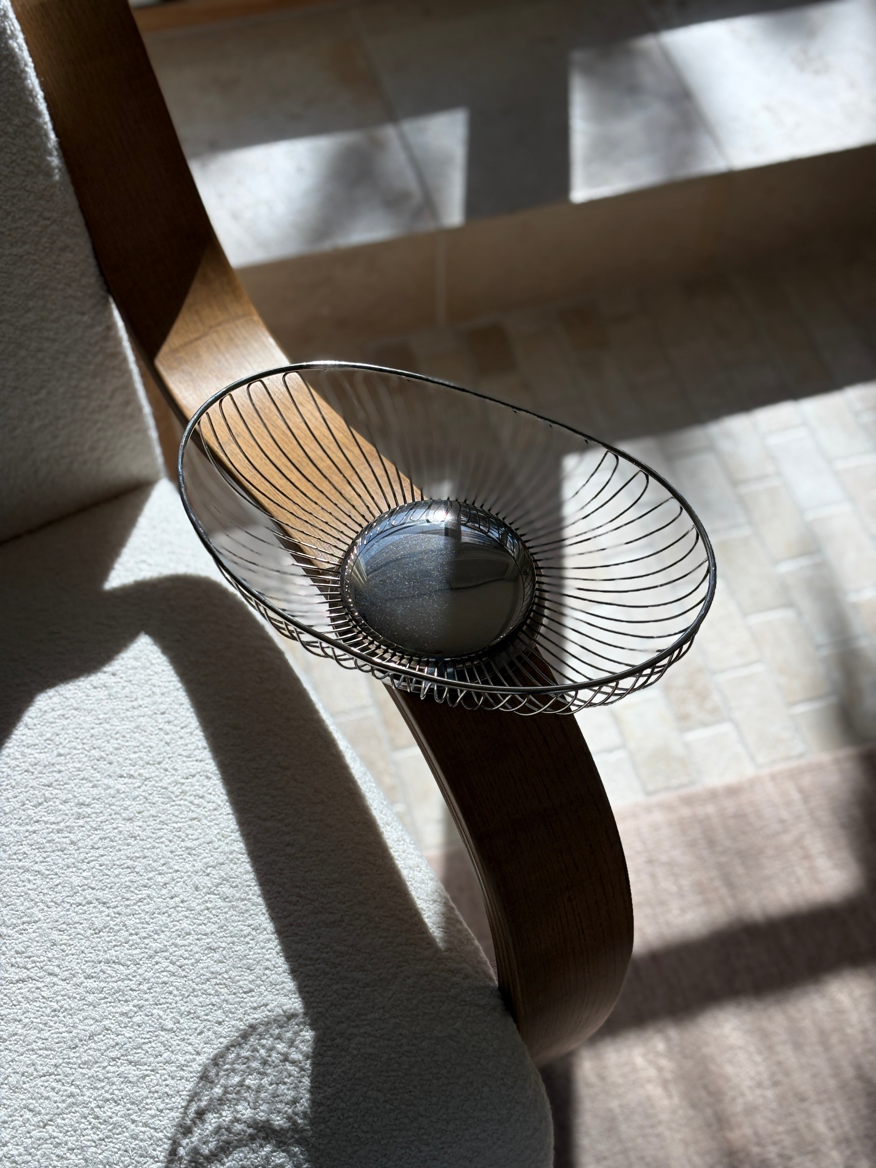 Italian Style Silver-Plated Wire Basket | Collectors Gene