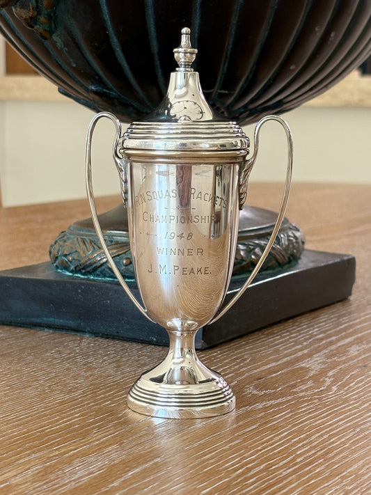 J.M. Peake's Royal Navy Squash Rackets 1948 Champion Trophy | Collectors Gene Collectibles