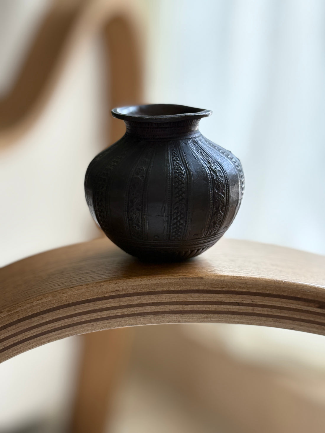 Japanese Bronze Engraved Vessel | Collectors Gene