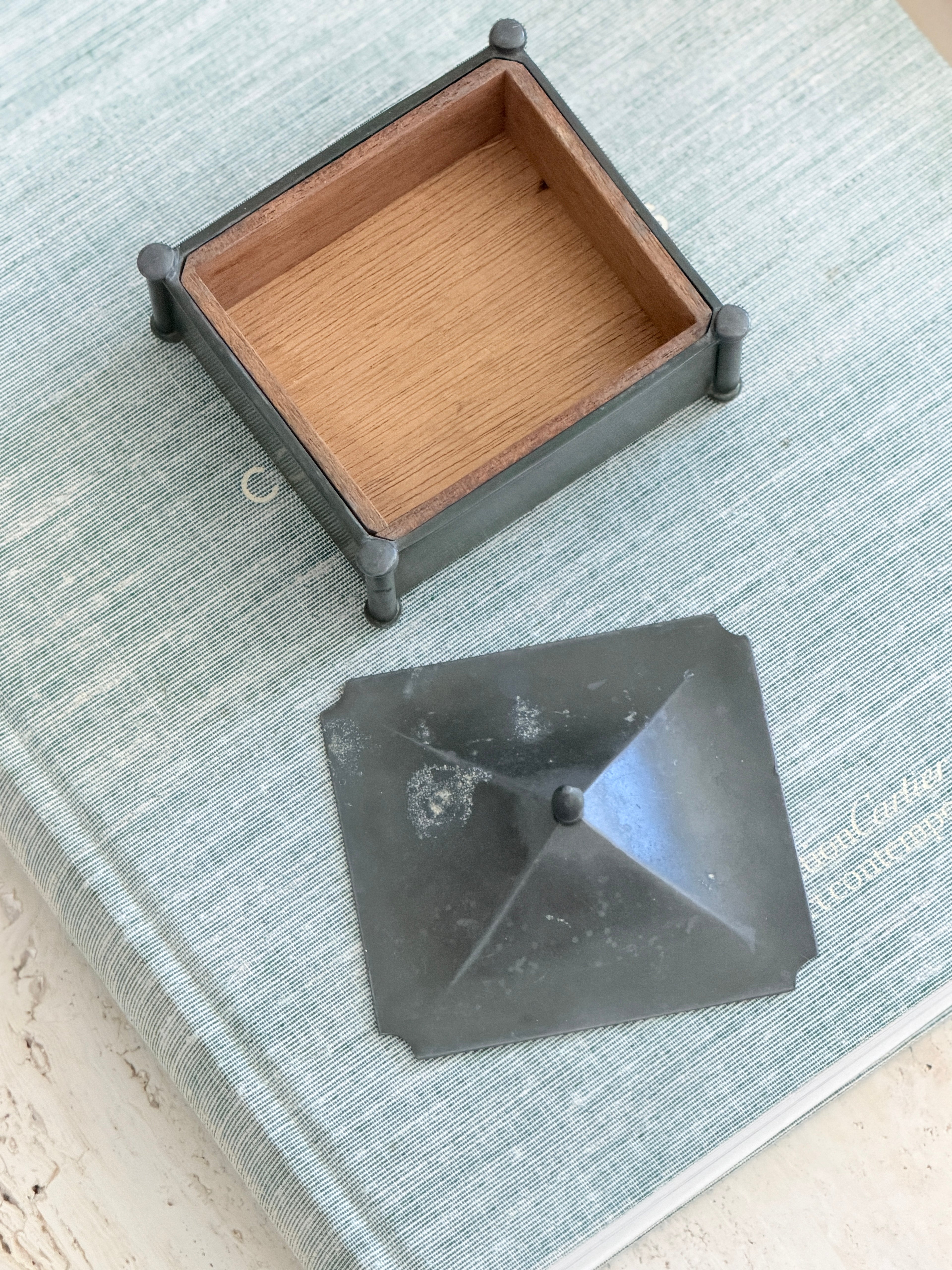 Just Andersen Disko Metal Lidded Art Deco Box