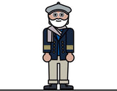 Khaki Military Hat with Thunderbird Pin | Doug Bihlmaier