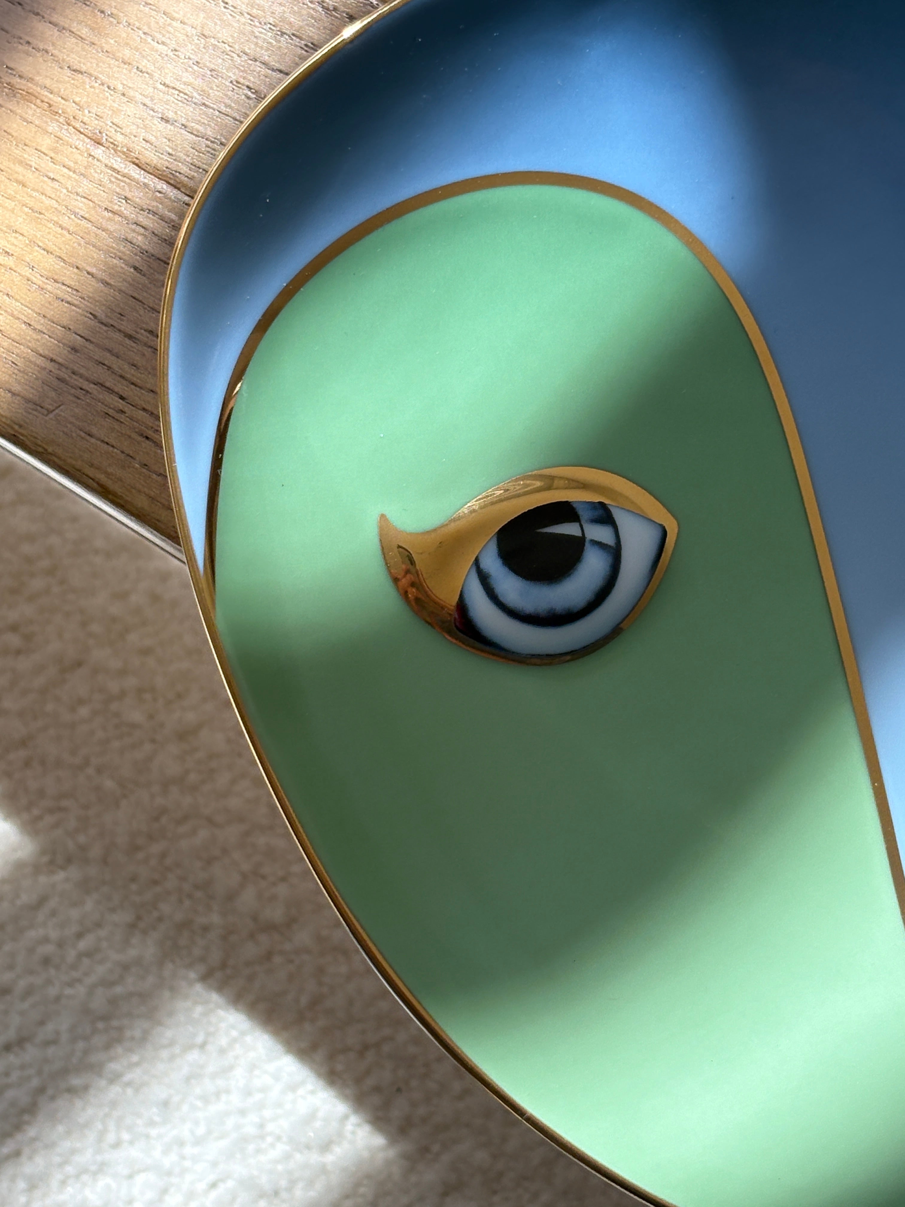 L’Objet x Lito “Eye” Limoges Porcelain Vide Poche w/ Box | Collectors Gene
