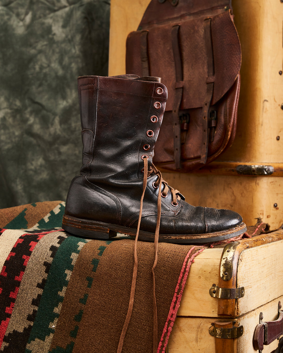 Laced Cap Toe Military Boots | Doug Bihlmaier