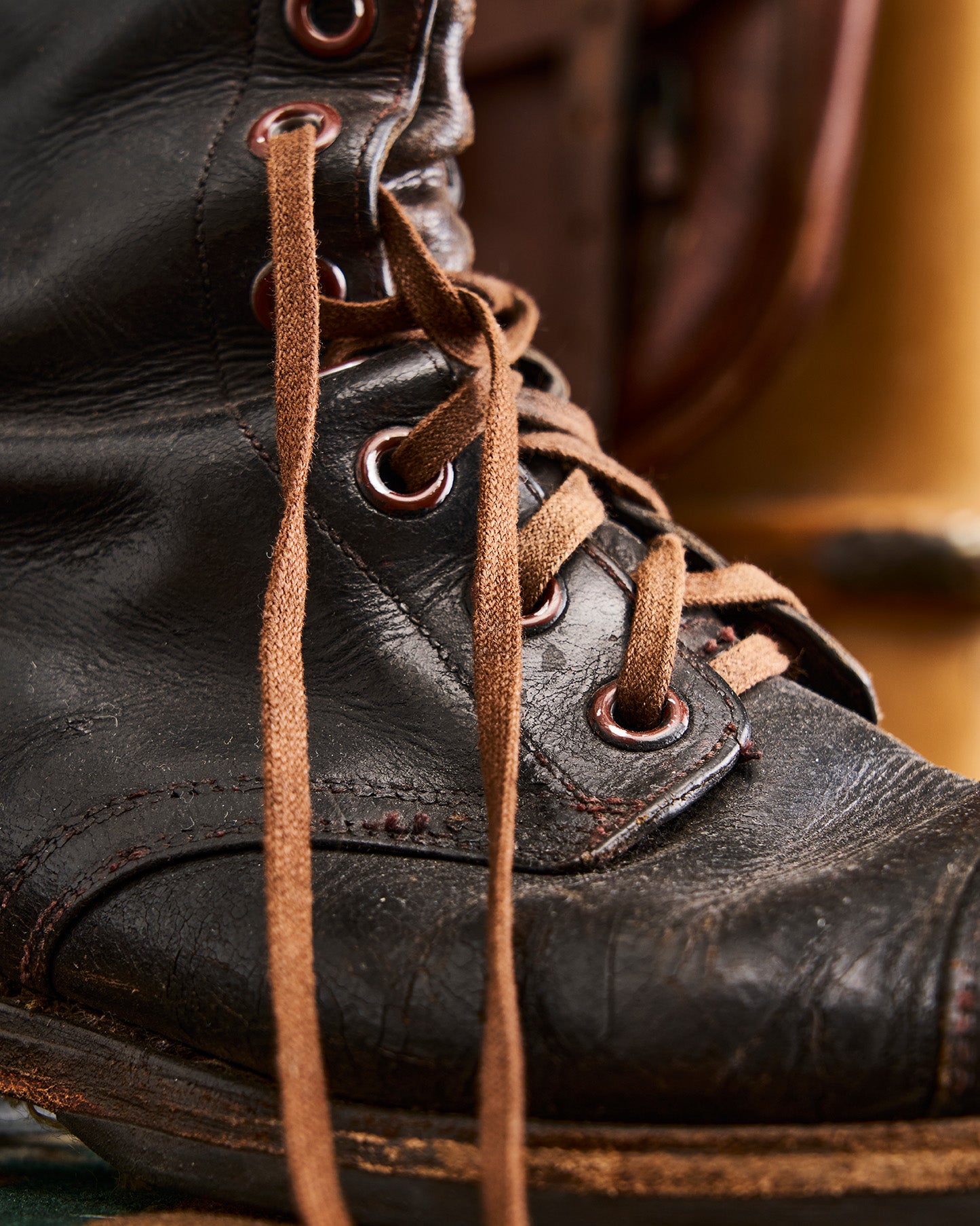 Laced Cap Toe Military Boots | Doug Bihlmaier