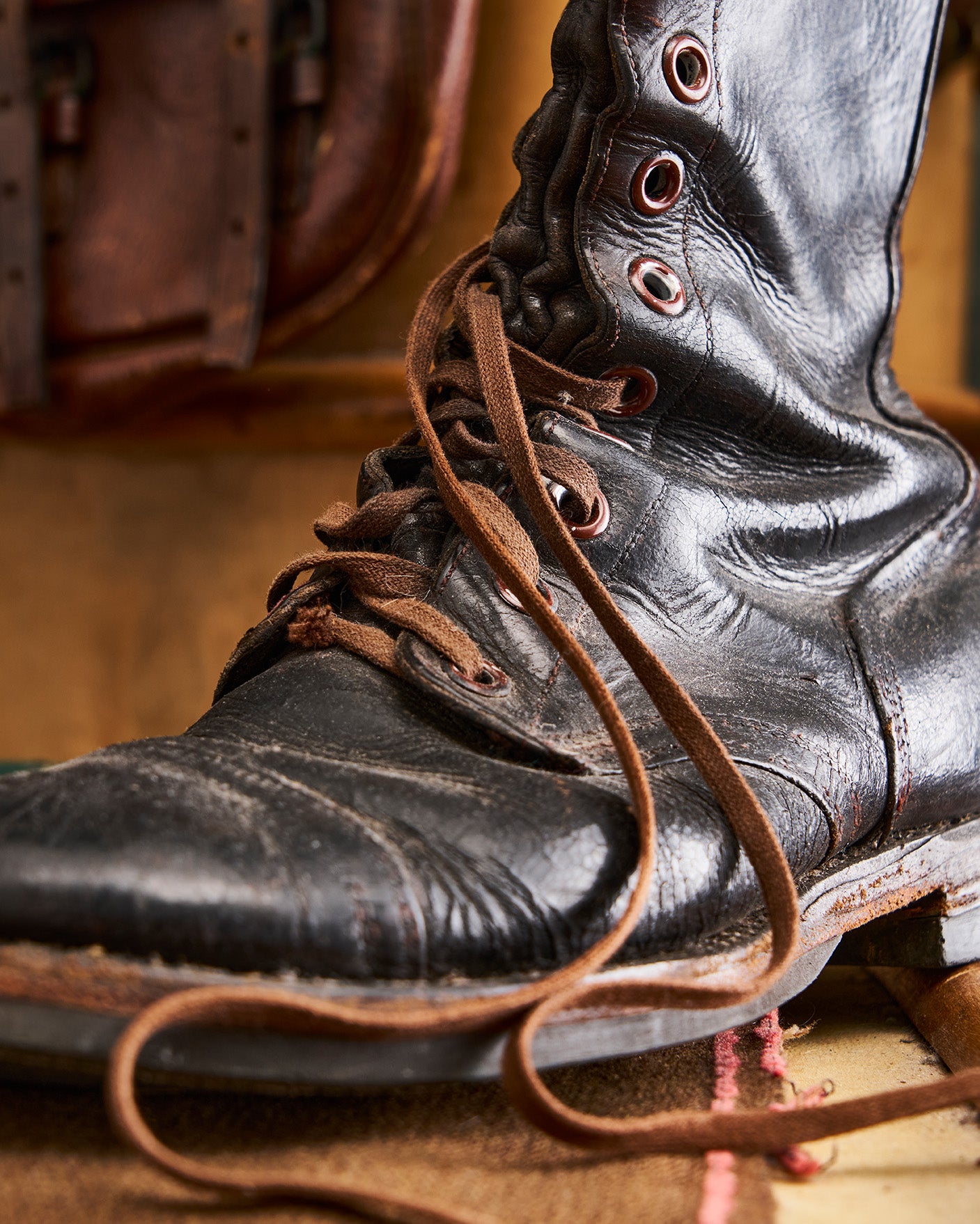Laced Cap Toe Military Boots | Doug Bihlmaier