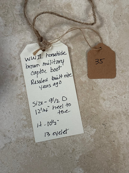 Laced Cap Toe Military Boots | Doug Bihlmaier