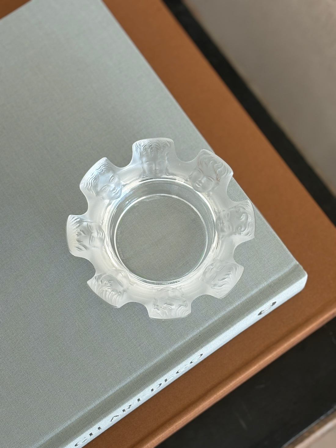 Lalique Crystal Cherub Dish | Collectors Gene