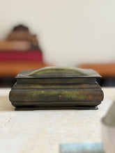 Large Danish Patinated Bronze Box with Wood Interior | Collectors Gene