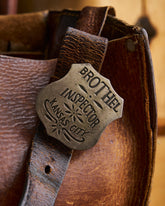 Leather Canadian Mail Bag with Brothel Pin | Doug Bihlmaier