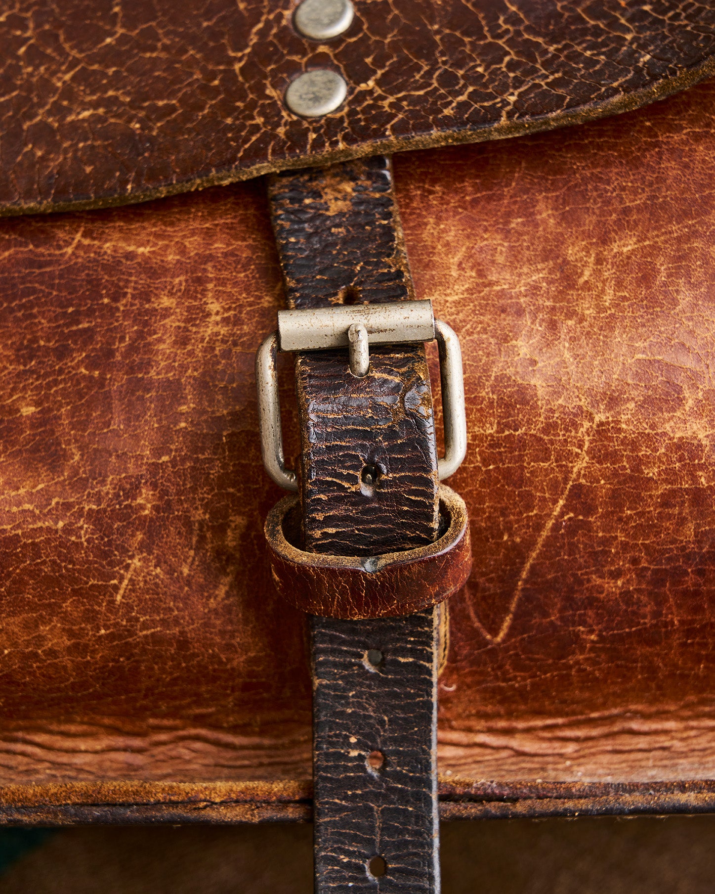 Leather Canadian Mail Bag with Brothel Pin | Doug Bihlmaier