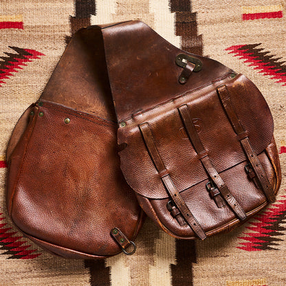 Leather Double Sided Saddle Bag | Doug Bihlmaier