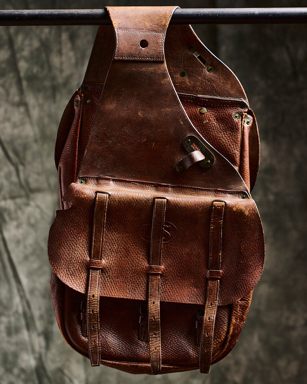Leather Double Sided Saddle Bag | Doug Bihlmaier