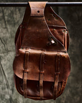 Leather Double Sided Saddle Bag | Doug Bihlmaier