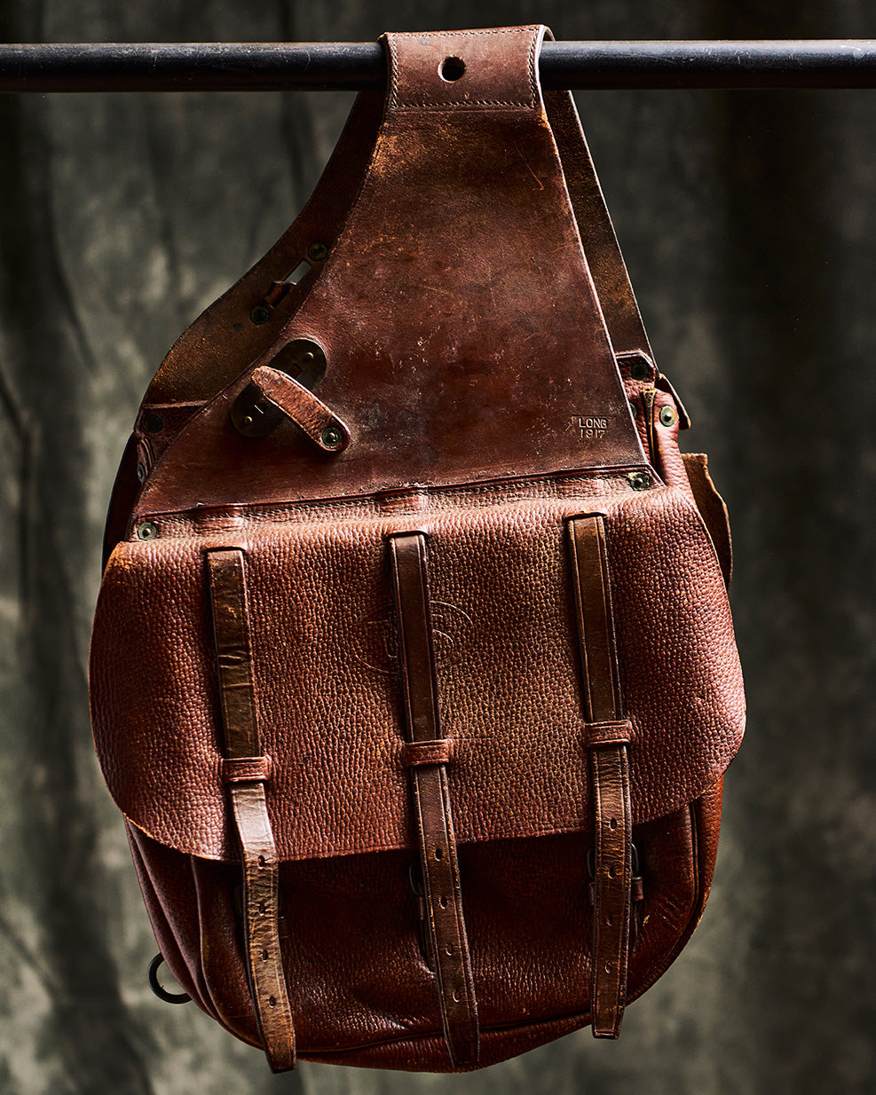 Leather Double Sided Saddle Bag | Doug Bihlmaier