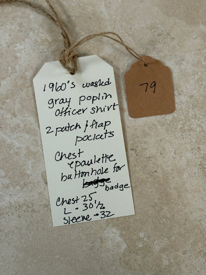 Light Gray Officer (Badgeless) No Label Shirt | Doug Bihlmaier