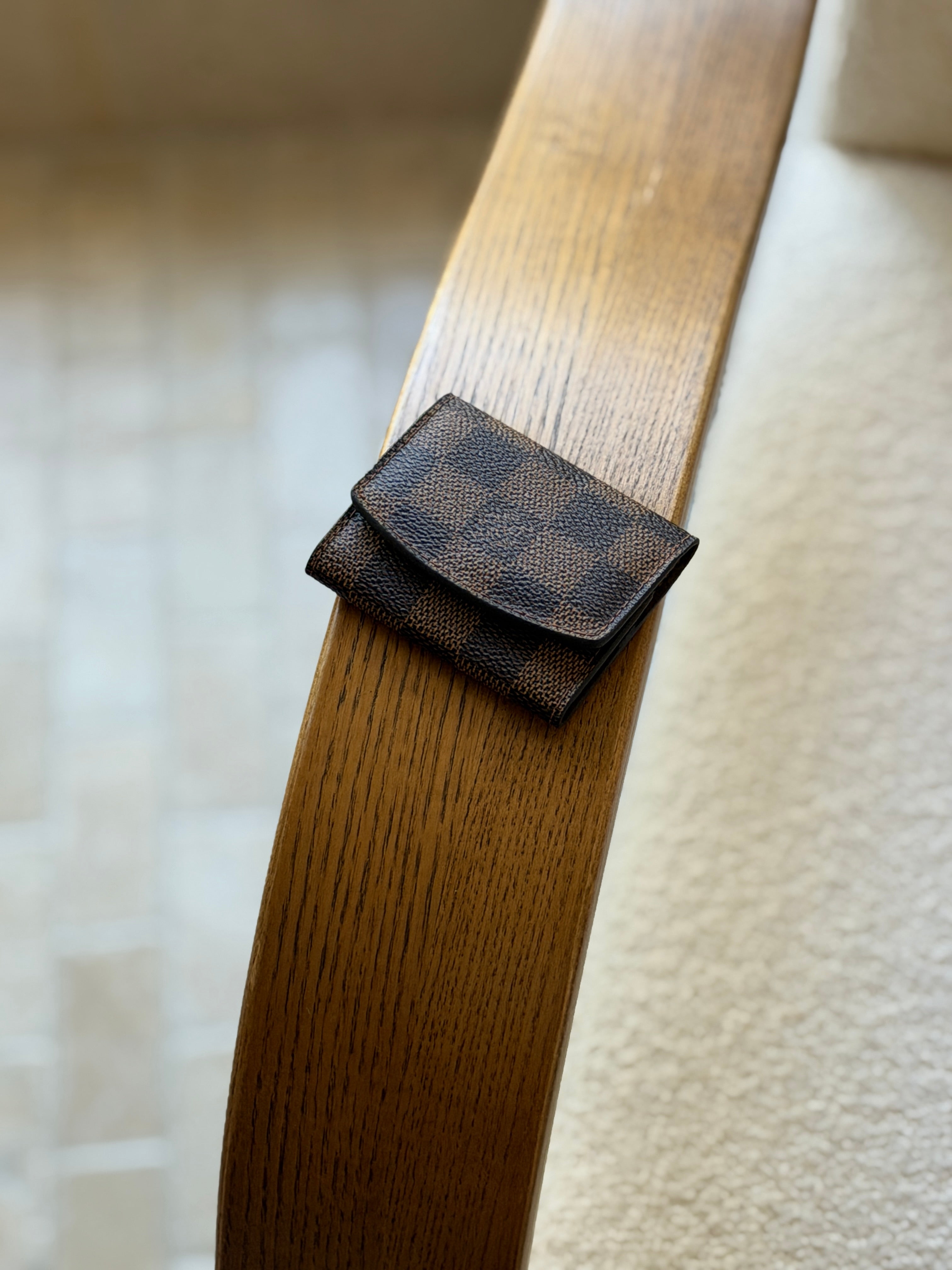 Louis Vuitton Damier Ebene Cufflink &amp; Tie Bar Case