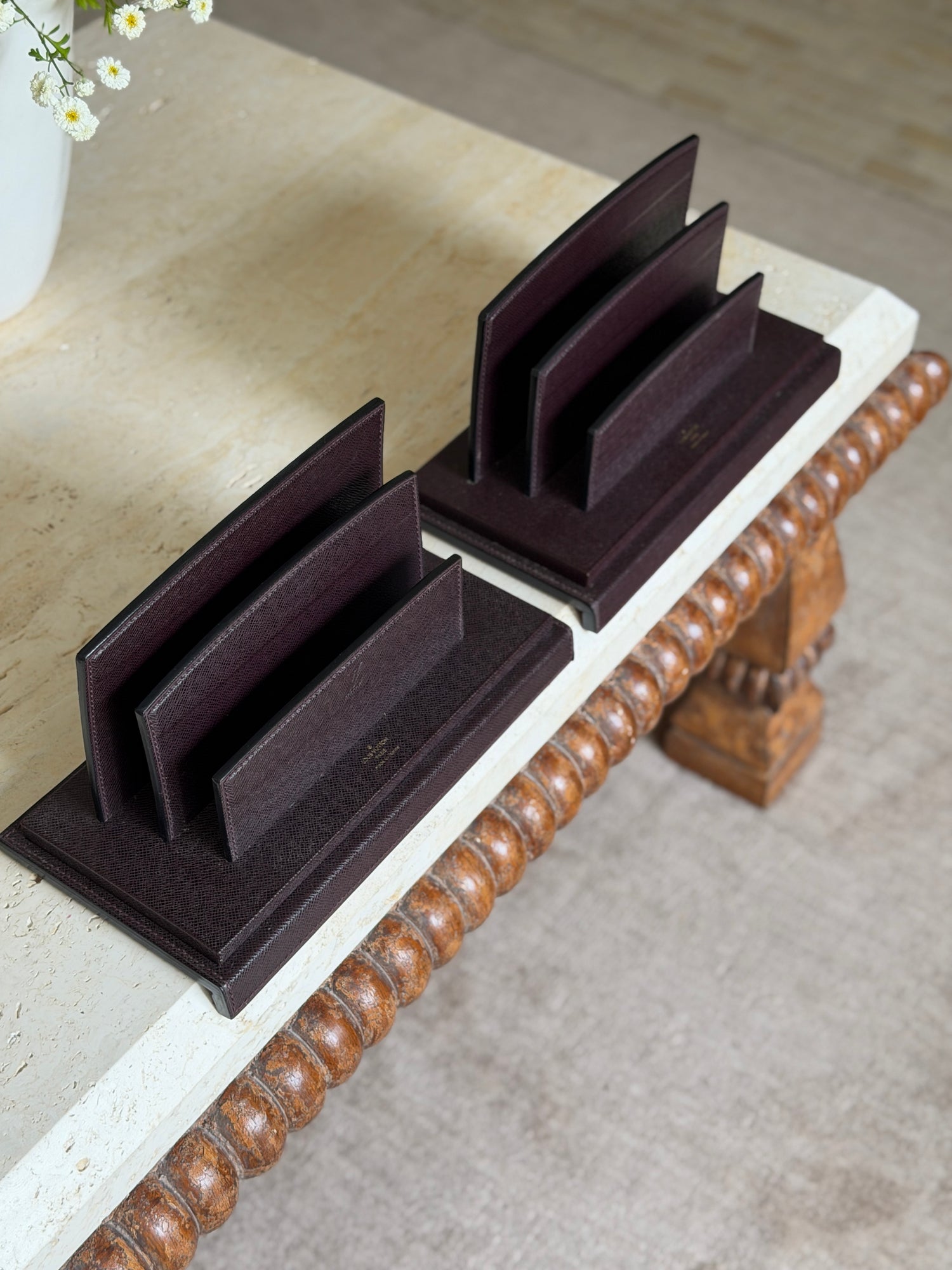 Louis Vuitton Leather Letter Rack | Collectors Gene