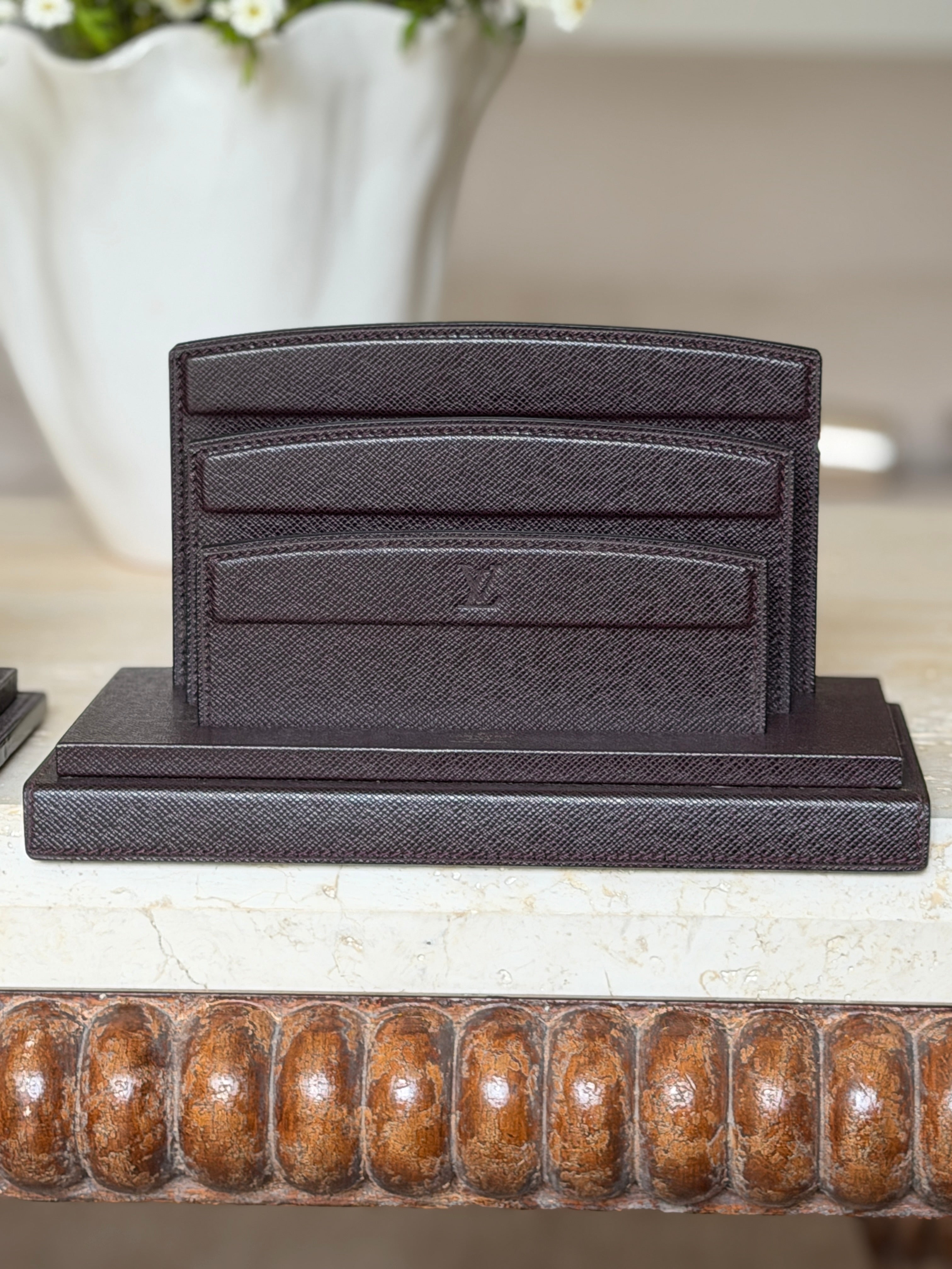 Louis Vuitton Leather Letter Rack | Collectors Gene