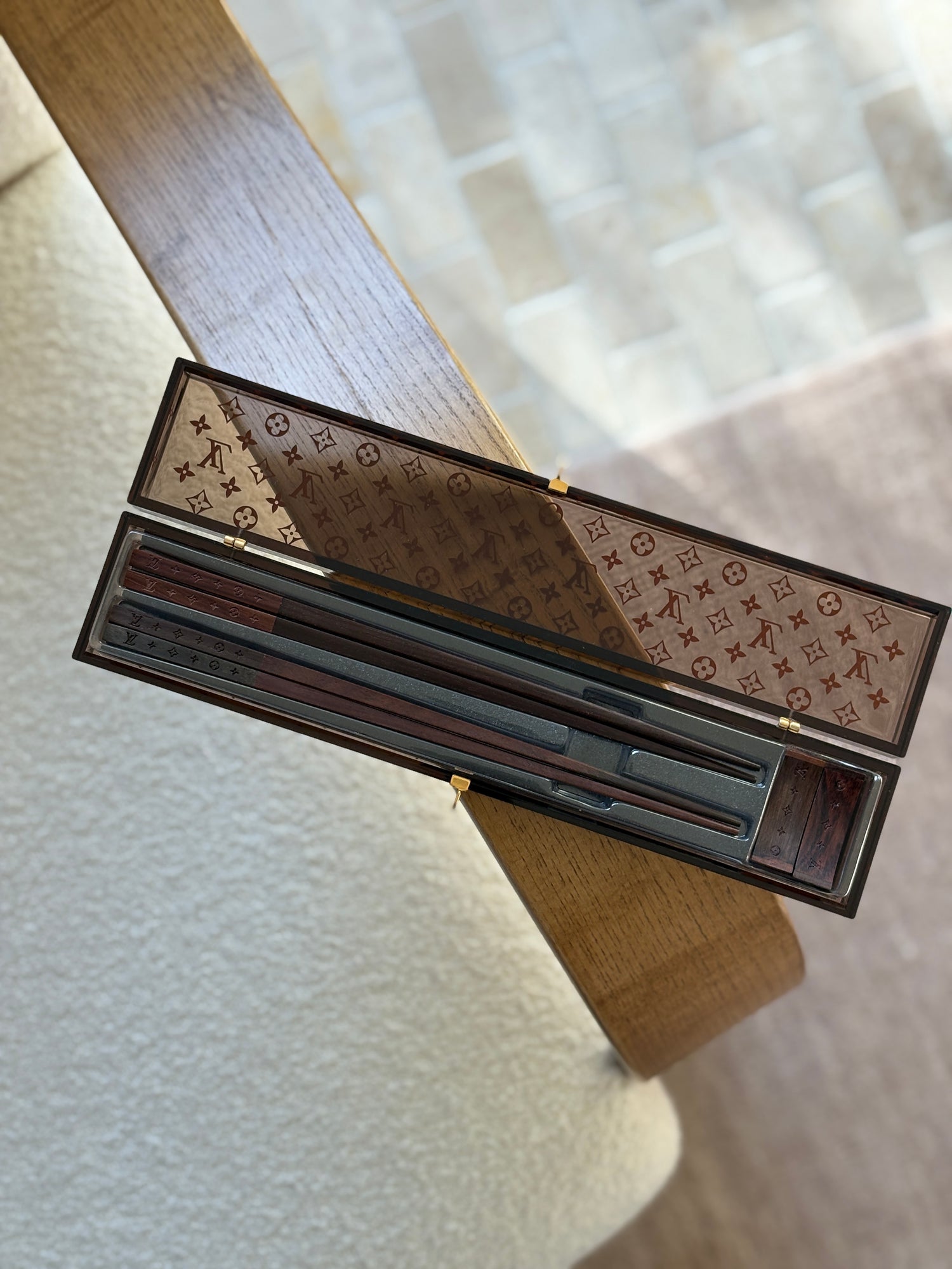 Louis Vuitton Monogram Chopsticks &amp; Rests - Japan 25th Anniversary | Collectors Gene