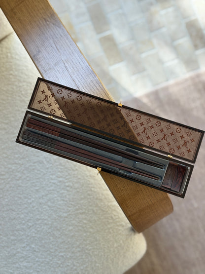 Louis Vuitton Monogram Chopsticks &amp; Rests - Japan 25th Anniversary | Collectors Gene