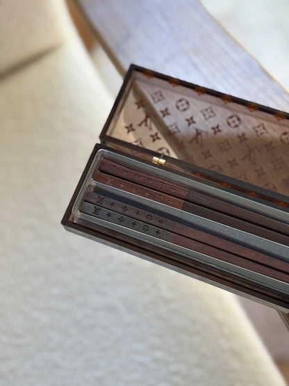 Louis Vuitton Monogram Chopsticks &amp; Rests - Japan 25th Anniversary | Collectors Gene