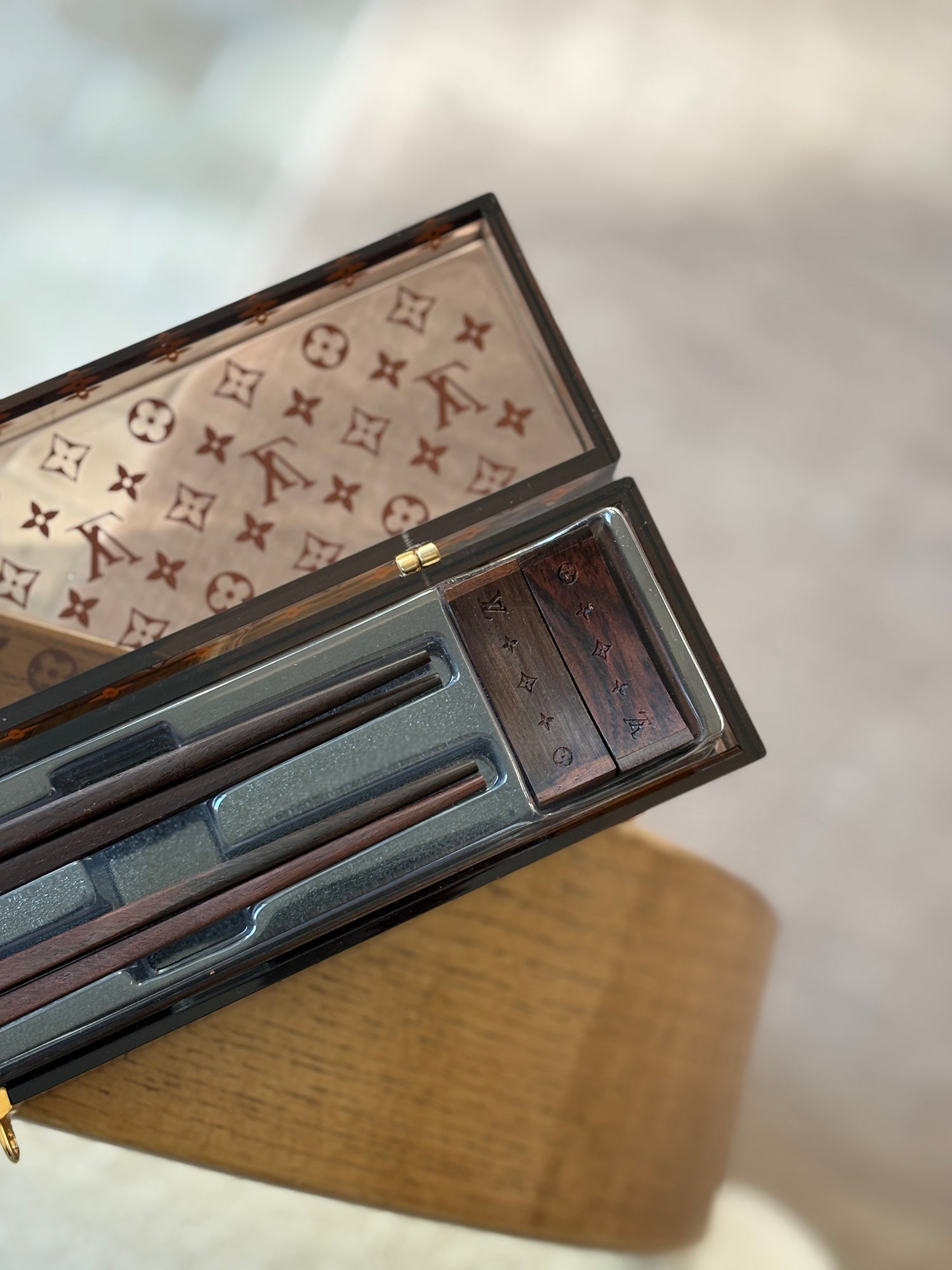 Louis Vuitton Monogram Chopsticks &amp; Rests - Japan 25th Anniversary | Collectors Gene