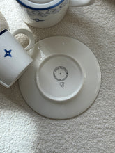 Louis Vuitton Porcelain Limoges Tea Set with Blue Monogram Detail