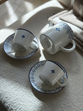 Louis Vuitton Porcelain Limoges Tea Set with Blue Monogram Detail