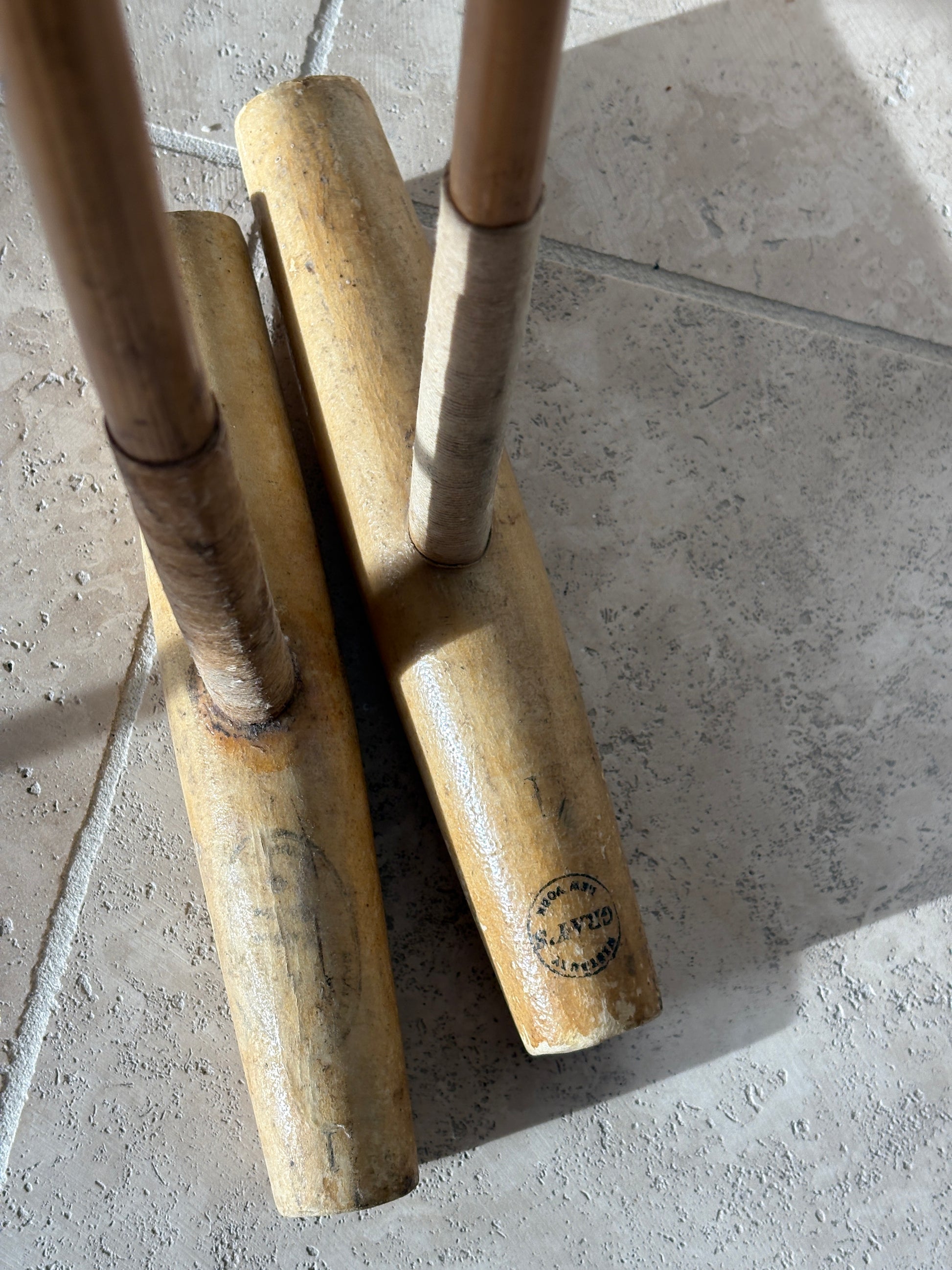 Match Used Polo Mallet Pair | Collectors Gene Rare Finds