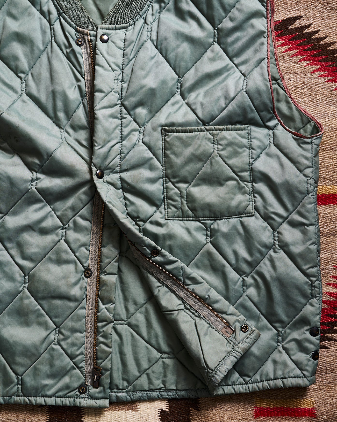 Military Green Padded Vest | Doug Bihlmaier
