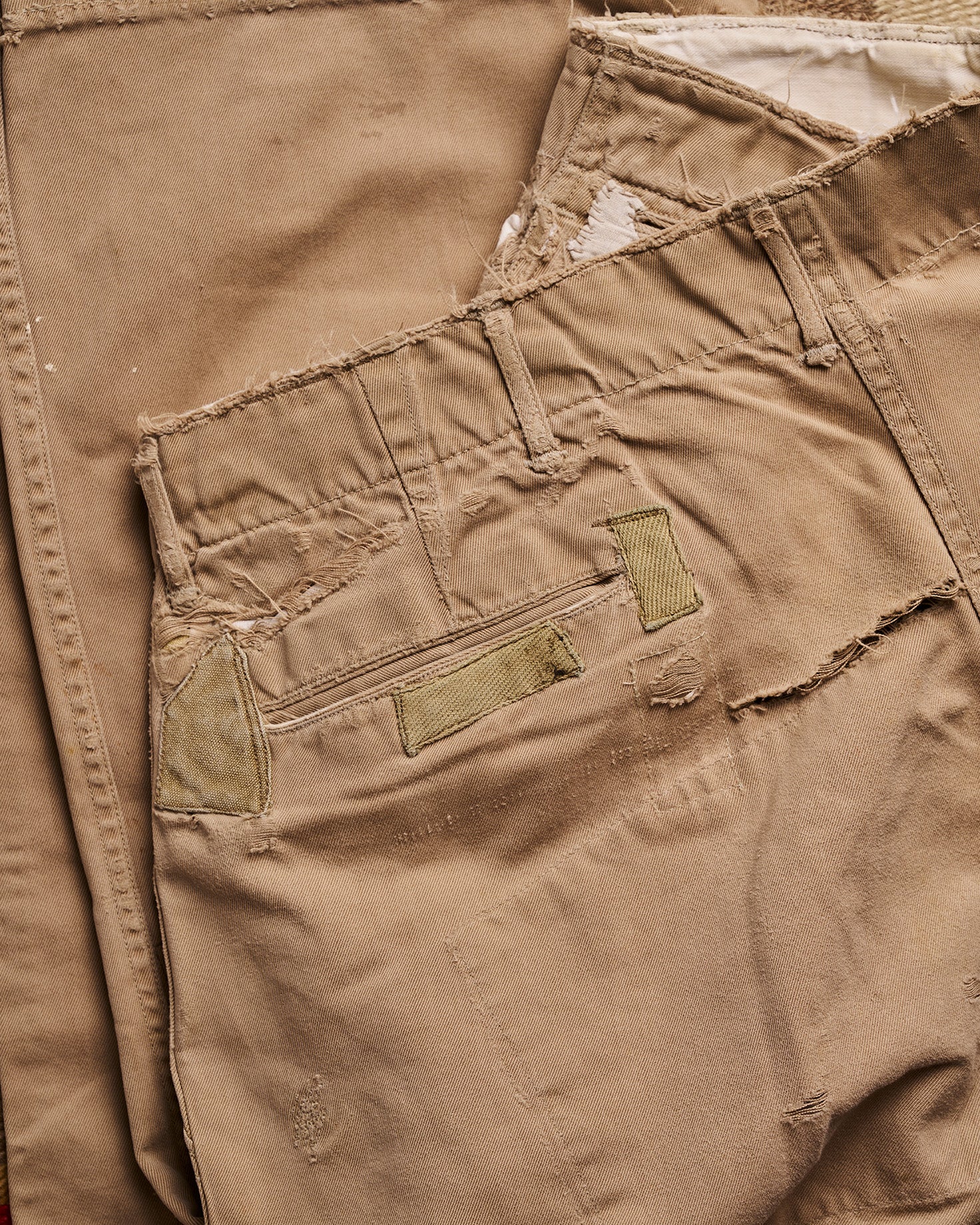 Military Patchwork Khakis WWII | Doug Bihlmaier