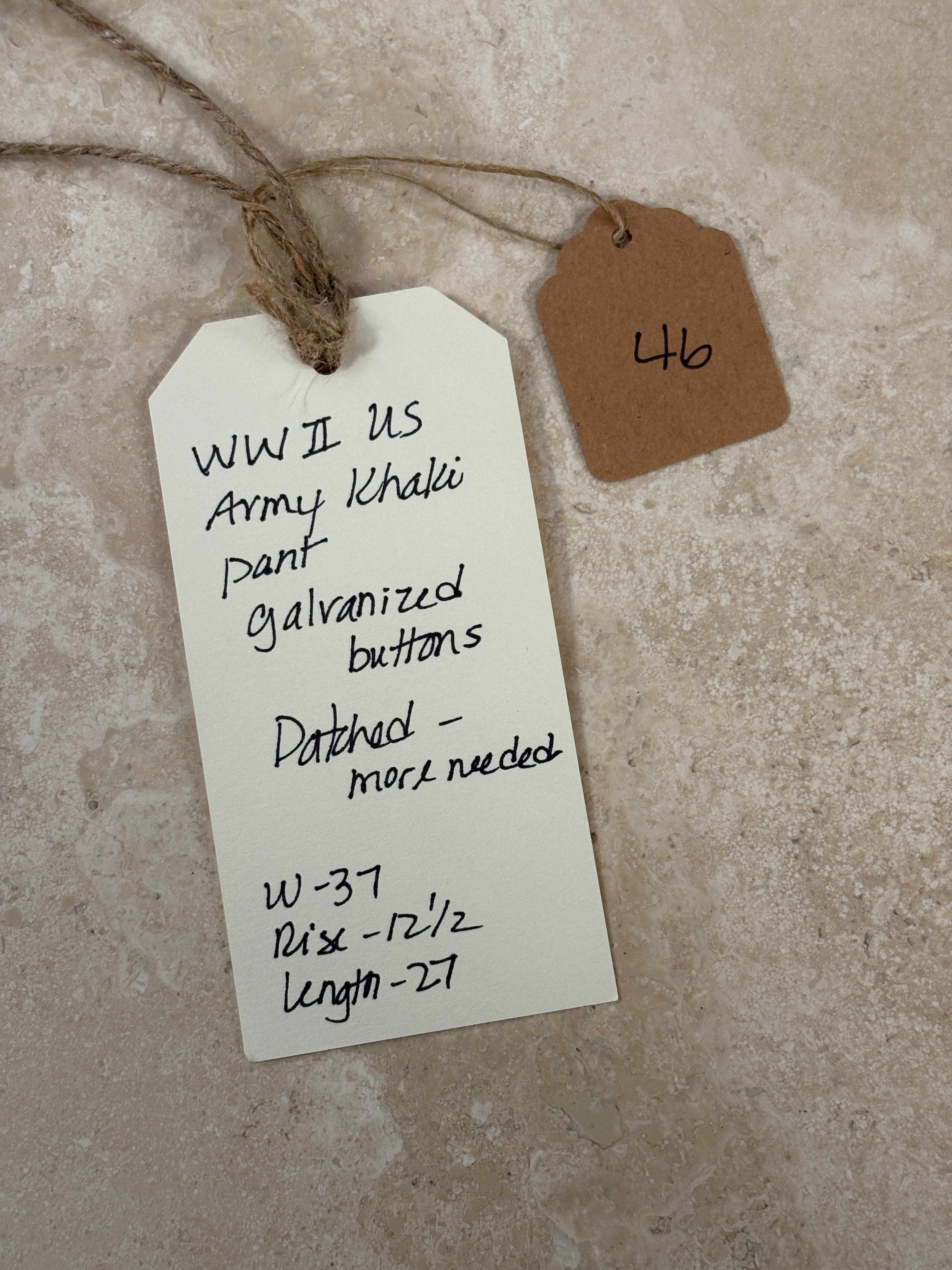 Military Patchwork Khakis WWII | Doug Bihlmaier