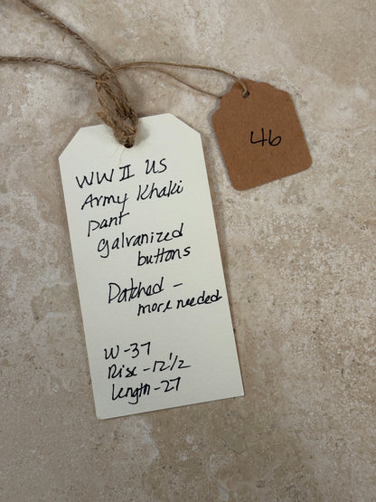 Military Patchwork Khakis WWII | Doug Bihlmaier