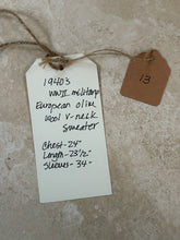 Military V-Neck Sweater | Doug Bihlmaier