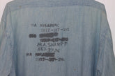 Naval Stenciled Chambray Shirt | Doug Bihlmaier