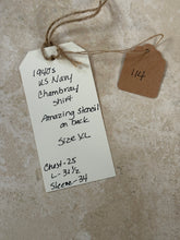 Naval Stenciled Chambray Shirt | Doug Bihlmaier