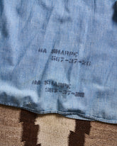 Naval Stenciled Chambray Shirt | Doug Bihlmaier