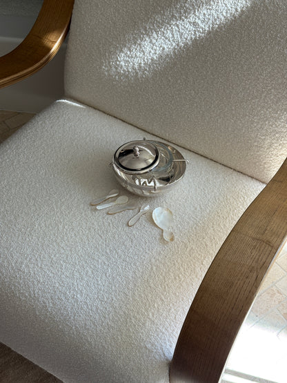 Neiman Marcus Art Deco Caviar Server with Spoons | Collectors Gene