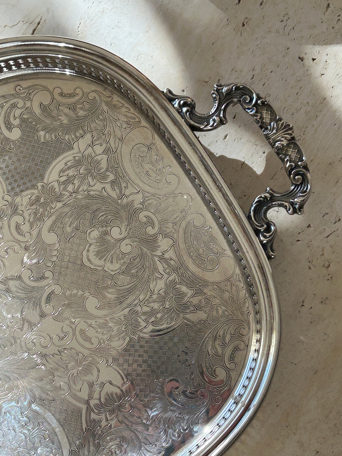 Newport Silver-Plated Vintage Decorative Tray | Collectors Gene Rare Finds