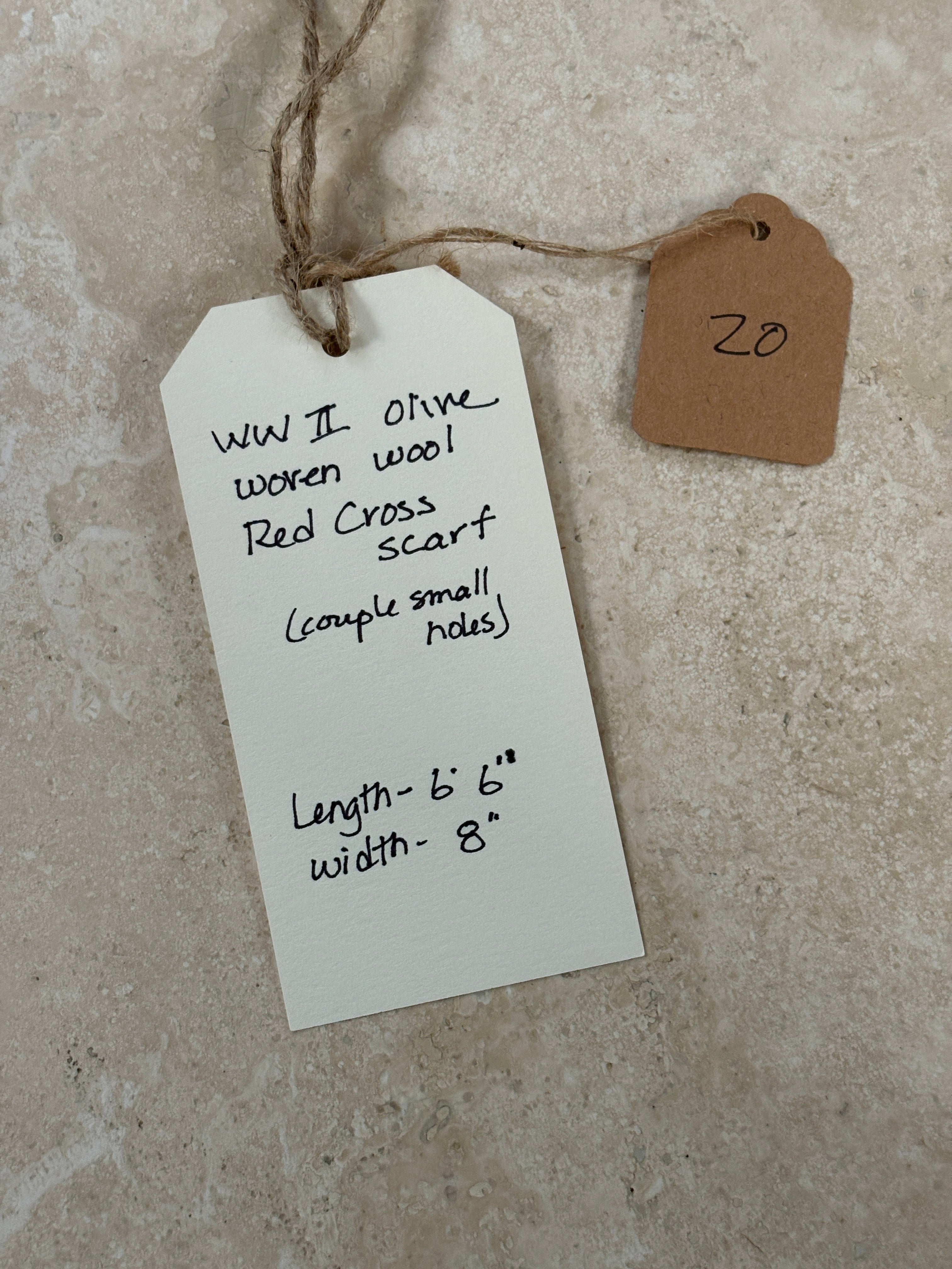 Olive Wool Scarf WWII | Doug Bihlmaier