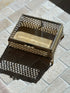 Ornate Gilt Brass Jewelry Casket Box with Glass Lid | Collectors Gene