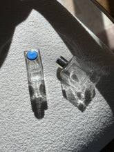 Pair of Antique Sterling Silver & Blue Guilloché Enamel Perfume Bottles – Birmingham, 1931 | Collectors Gene