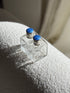 Pair of Antique Sterling Silver & Blue Guilloché Enamel Perfume Bottles – Birmingham, 1931 | Collectors Gene