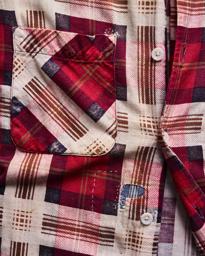 Penneys Sanforized Red Check Patchwork Shirt | Doug Bihlmaier