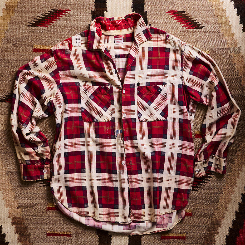 Penneys Sanforized Red Check Patchwork Shirt | Doug Bihlmaier