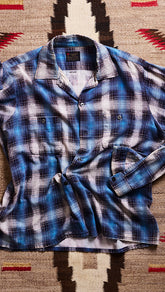Permanent Press Blue Flannel Shirt | Doug Bihlmaier