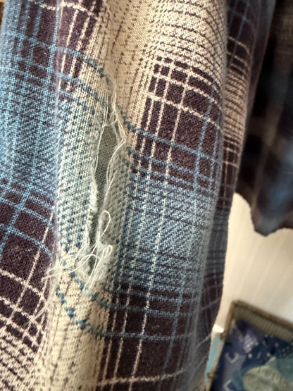 Permanent Press Blue Flannel Shirt | Doug Bihlmaier